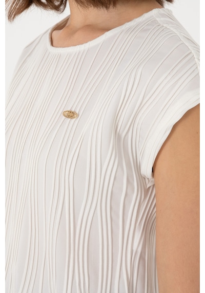 U.S. Polo Assn. Kadın Beyaz Crop Bisiklet Yaka Tişört 50299812-VR013