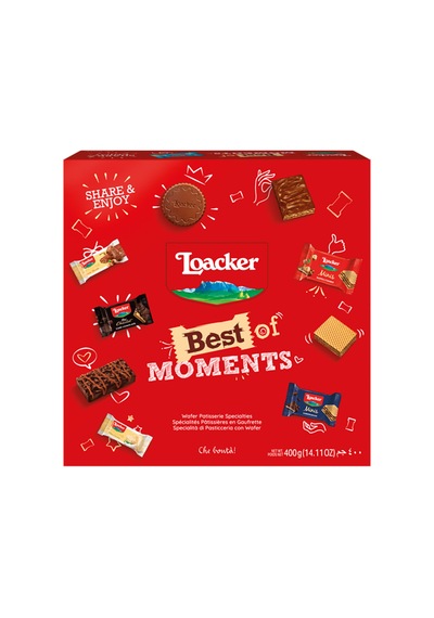 Loacker Best Of Moments 400 G Karışık Premium Gofret Ve Çikolata Seçkisi