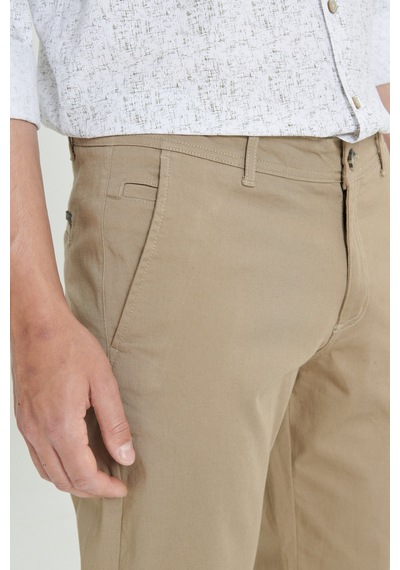 AC&Co / Altınyıldız Classics Erkek Bej Slim Fit Dar Kesim Pamuklu Esnek Chino Pantolon Bej AC&Co / Altınyıldız Classics Erkek Bej Slim Fit Dar Kesim Pamuklu Esnek Chino Pantolon Bej