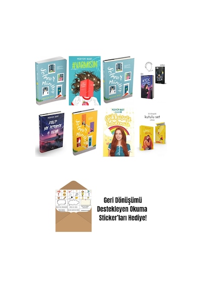 Meryem Nart 8 Kitap Seti + Okuma Sticker'ları