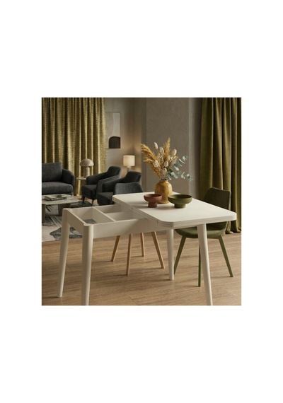 Akıllı Açılır Yemek Masası 100x60/120x100 - Gizli Bölmeli Mutfak Ve Salon Masası Modern Ahşap Ayaklı Beyaz - 930066699 Beyaz Akıllı Açılır Yemek Masası 100x60/120x100 - Gizli Bölmeli Mutfak Ve Salon Masası Modern Ahşap Ayaklı Beyaz - 930066699 Beyaz
