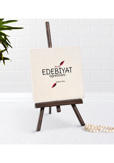 Kişiye Özel Edebiyat Öğretmeni Şovaleli Doğal Taş-5