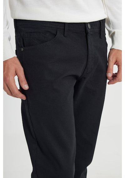 AC&Co / Altınyıldız Classics Erkek Sıyah Slim Fit Dar Kesim Pamuklu Esnek Armürlü 5 Cep Pantolon Siyah AC&Co / Altınyıldız Classics Erkek Sıyah Slim Fit Dar Kesim Pamuklu Esnek Armürlü 5 Cep Pantolon Siyah