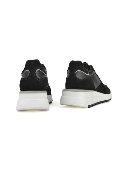 Ziya, Kadın Hakiki Deri Sneaker 1431000z5831 Siyah Siyah