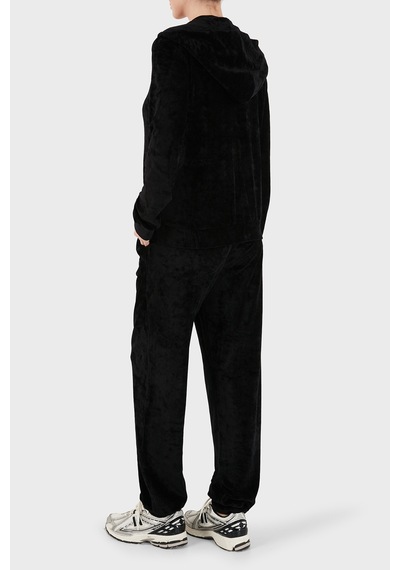 Emporio Armani Regular Fit Kapüşonlu Logolu Kadife Dokulu Eşofman Takımı Kadın Eşofman Takımı Ew004748 Af26228 Uc001 Siyah Emporio Armani Regular Fit Kapüşonlu Logolu Kadife Dokulu Eşofman Takımı Kadın Eşofman Takımı Ew004748 Af26228 Uc001 Siyah