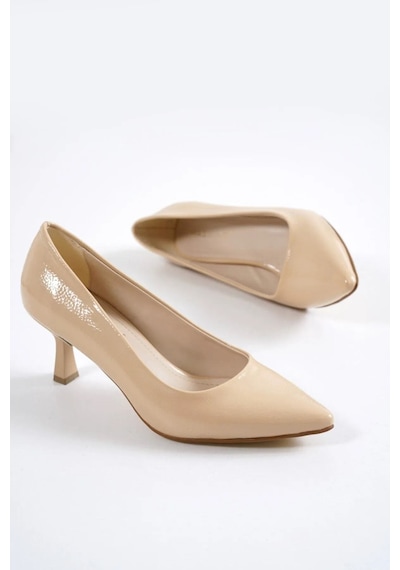 Punto Arme Cıty Ac4481420 Siyah Kadeh Topuk Rugan Stiletto Nude Rugan