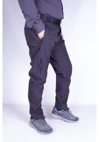 Nikbin Taktik Outdoor Pantolon Softshell Içi Polarlı Su, Rüzgar Geçirmez Kışlık -antrasit Antrasit