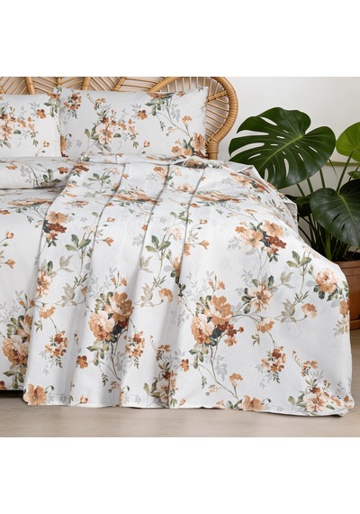 Aryıldız Home Mabel %100 Pamuk Tek Kişilik Pike 150x220 Cm Renkli