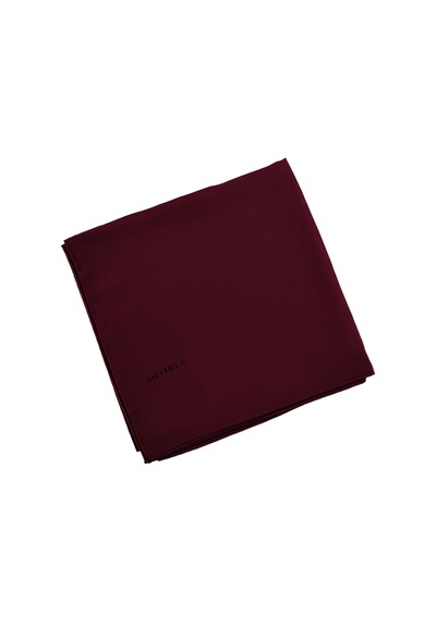 Mim Eşarp Mısırlı Eşarpları Medine Ipeği Büyük Boy Eşarp 110x110 Cm Bordo