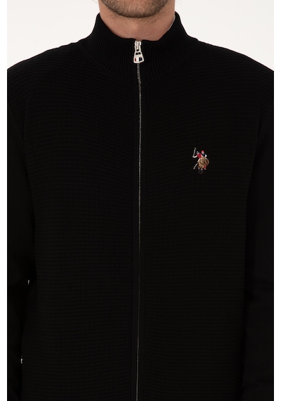 U.s. Polo Assn. Erkek Siyah Hırka Triko 50307800-vr046 Siyah