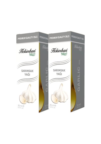 Hekimhan Bitkisel Sarımsak Yağı 2 x 20 ML