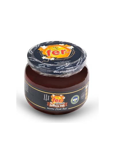 Fer Organik Kestane Süzme Çiçek Balı 450 G