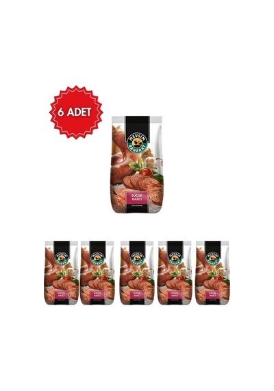 Mevsim Baharat Mevsim Geleneksel Sucuk Baharatı - 6& 039 Lı Ekonomik Paket 6 X 500 Gr - Kasap Tipi Lezzet