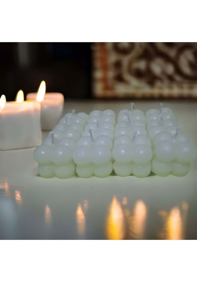 Bernami Mum Pinterest 12'li Mini Buble Kokulu Mum Seti Diğer