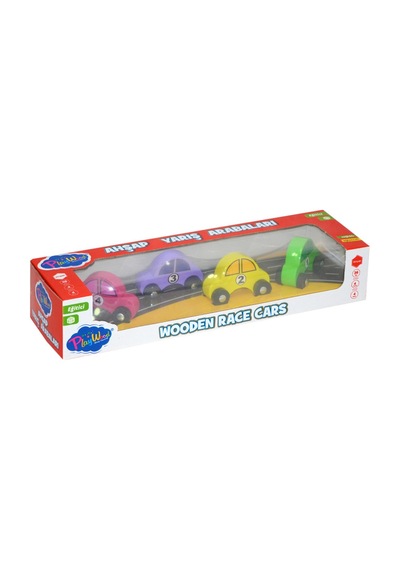 380-ony Onyıl, Playwood Ahşap Yarış Arabası 4'lü