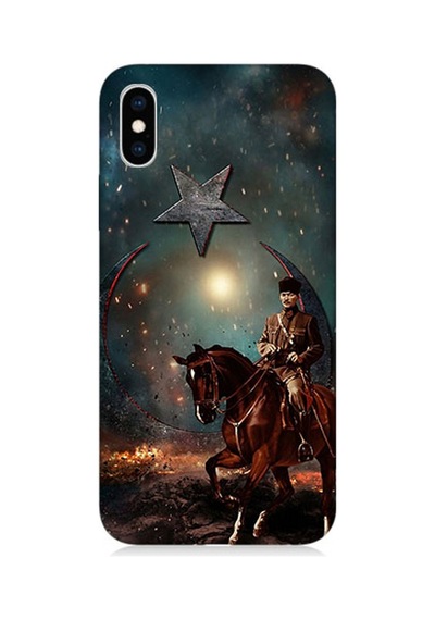 Apple Uyumlu iPhone XS Silikon Kılıf Mustafa Kemal Atatürk Ve Mücadele Yılları