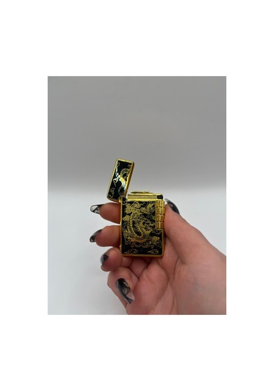 Dupont Tipi Premium Metal Çakmak Şık Ve Dayanıklı Tasarım Siyah - 836341191 Siyah - 836341191 Siyah