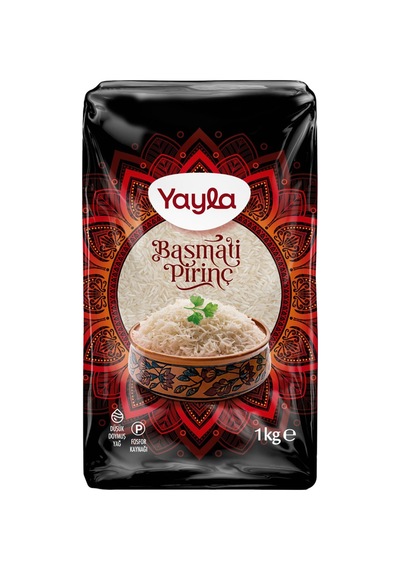 Yayla Basmati Pirinç 1 Kg - 8 Adet Tarı