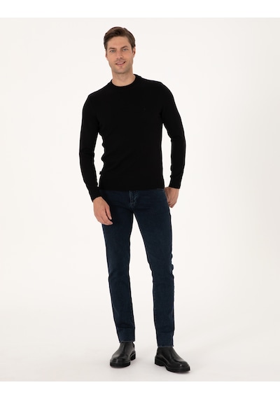 Pierre Cardin Erkek Siyah Kazak /triko 50315456-vr046 Siyah