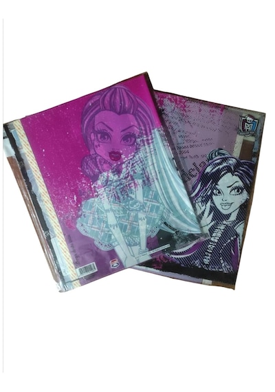 Abka Monster Hıhg Yapışkanlı Hazır Kitap Kabı 10'lu