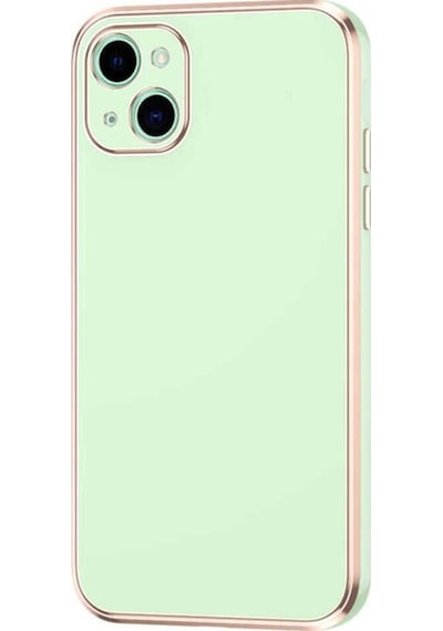 Apple Uyumlu iPhone 13 Kılıf Zore Bark Kapak Yeşil