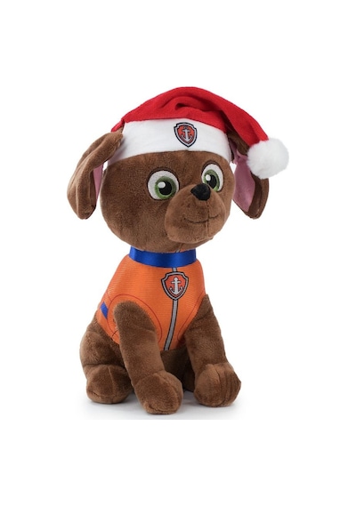 Paw Patrol Yılbaşı Serisi Zuma 27 Cm Peluş Oyuncak Kahraman Köpek Çok Renkli