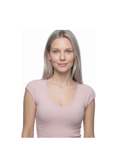 Slim Fit Kadın Tshirt K.kol Pembe