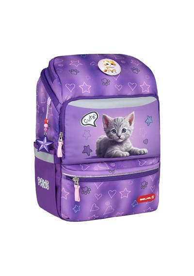 Belmil Cute Cat Zippy Okul Çantası 405-79 Çok Renkli