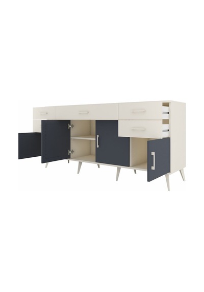 Hyperion Konsol Tek Raflı 5 Çekmeceli 4 Kapaklı 176x44x83 Aytaşı-antrasit/aytaşı Antrasit/aytaşı Hyperion Konsol Tek Raflı 5 Çekmeceli 4 Kapaklı 176x44x83 Aytaşı-antrasit/aytaşı Antrasit/aytaşı
