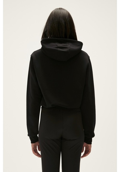 Bad Bear 22.04.12.007 Flog Hoodıe Kadın Hoodıe Sweat Shirt 22.04.12.007-R11001 Siyah