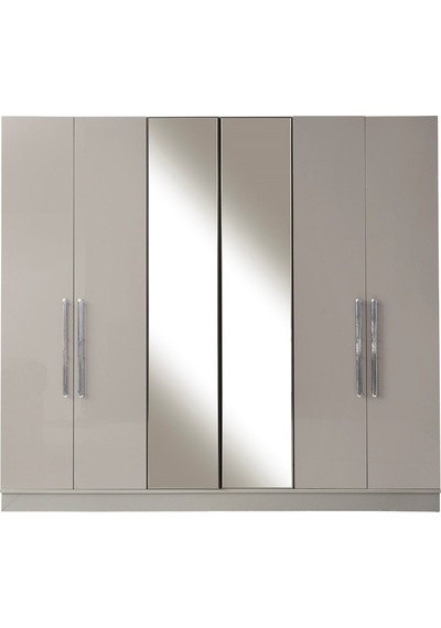 Hazal Mdf 6 Kapılı Dolap