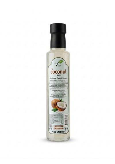 Vhp Coconut Mix Hindistan Cevizi Bitkisel Karışım 250 Ml Metabolizma Ve Enerji Desteği