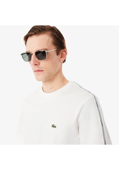 Lacoste Th0888-70v Erkek Tişört Beyaz