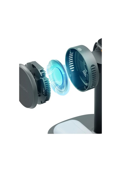 Energea Magarctic 4in1 15w Kablosuz Ve 65w Pd Dahili Kablolu Masaüstü Hızlı Şarj Standı - Siyah