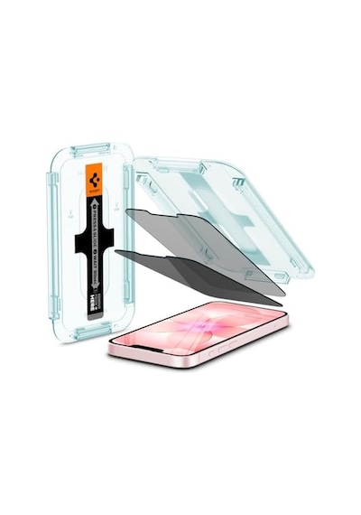 Apple İphone 17e / 16e / 14 / 13 Pro / 13 İle Uyumlu Hayalet Cam Ekran Koruyucu Kolay Kurulum Glas.tr Ez Fit Privacy Hd 2 Adet - Agl03388