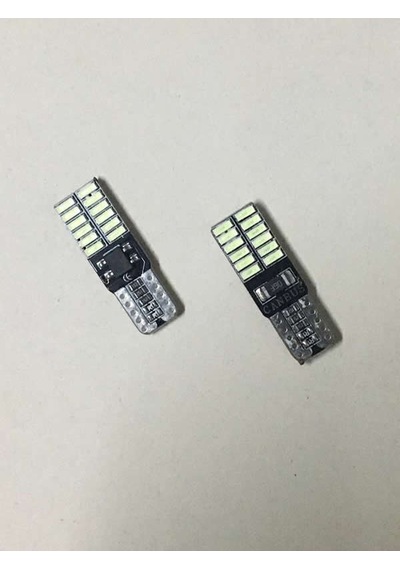 T10 Led Ampul 24 Smd Buz Mavi 12v