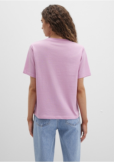 Mavi - Plaj Baskılı Pembe Tişört 1613490-71031 Pembe