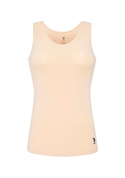 U.S. Polo Assn. U.s Polo Assn. 66005 Kadın Kalın Askılı Atlet-ten Ten