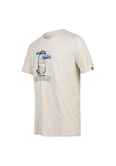 2as Alex Baskılı Erkek Sıfır Yaka T-shirt 042 Kum
