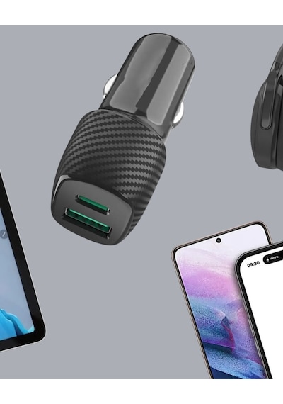 3a Güç Kapasiteli Usb & Type-c Çakmaklık Şarj Adaptörü 1