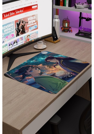 Kusuriya No Hitorigoto Anime V1 - 48x40 Xl Gaming Kauçuk Kaymaz Taban Mouse Pad Fare Altlığı