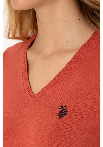 U.S. Polo Assn. U.s. Polo Assn. Kadın Gül Kurusu Kazak /triko 50313590-vr026 Gul Kurusu