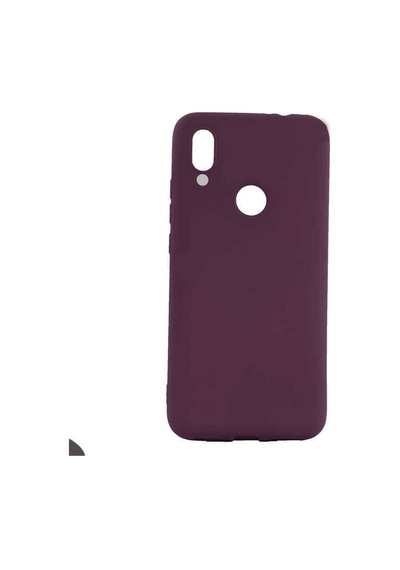 Xiaomi Redmi 7 Kılıf Zore Premier Silikon Kapak Mürdüm