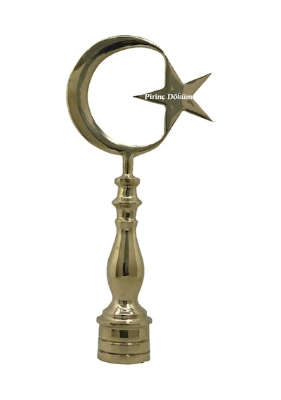 Ayyıldız Cami Alemi Pirinç Döküm