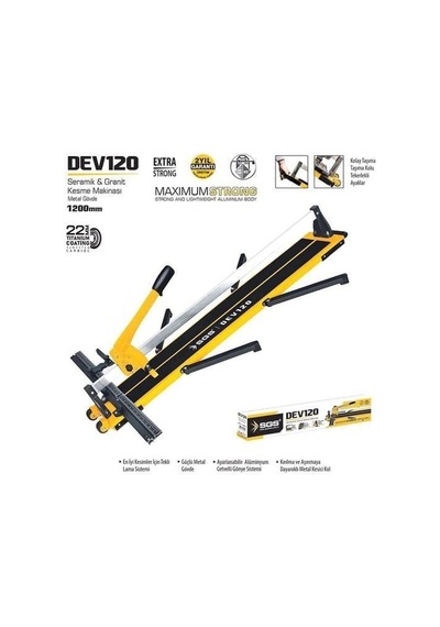 Sgs Dev120 Seramik Kesme Makinası 120 Cm