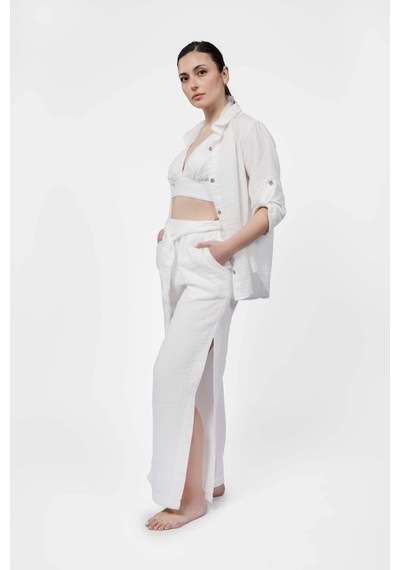Atelier Chaputs Elya White Shirt Çok Renkli