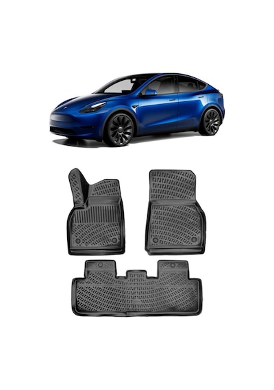 Tesla Model Y Havuzlu Paspas Ve Bagaj Havuzu