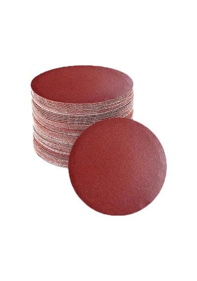 100 Adet Cırt Zımpara Spiral Avuç Taşlama 115 Mm Karma Paket