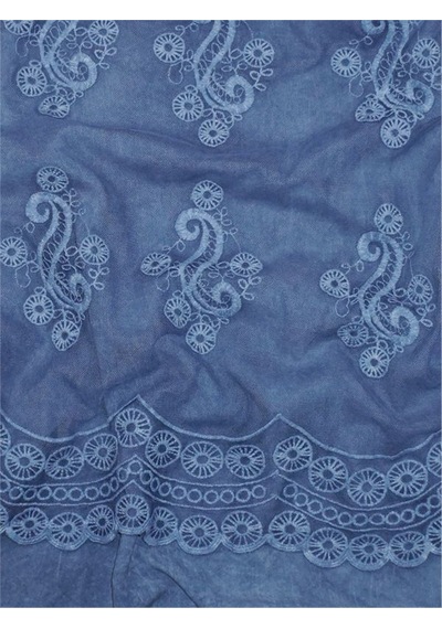 Bulalgiy Kadın Mavi Dantelli Elbise - Bga003794ts-mavi Mavi