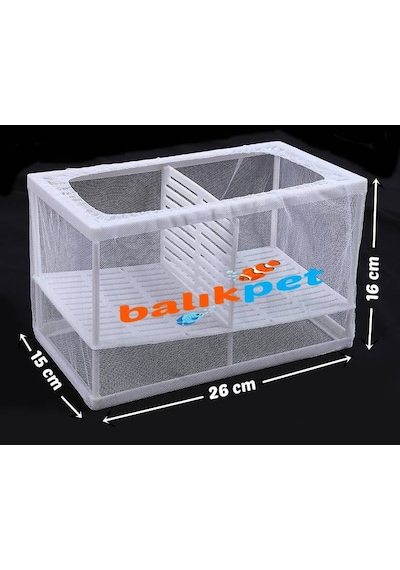 Çok Büyük Tül Balık Yavruluğu Akvaryum Yavruluk 26x15x16cm